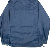 UMBRO Mesh Lined Mens Rain Jacket Blue Hooded M