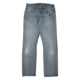 LEVI'S 501 Jeans Mens Blue Regular Straight Stone Wash W32 L32
