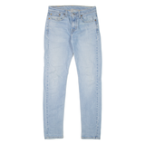 LEVI'S 512 Jeans Lo-Ball Mens Blue Slim Tapered Stone Wash W29 L31