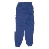 ADIDAS Mens Track Pants Blue Tapered XS W26 L30