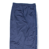 ADIDAS Womens Track Pants Blue Wide-Leg L W33 L31
