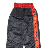 Sports Mens Track Pants Black Wide-Leg L W27 L30