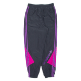 ADIDAS Womens Track Pants Purple Tapered UK 12 W27 L28