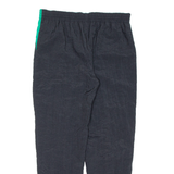 Mens Track Pants Black Tapered 2XL W37 L32