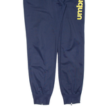 UMBRO Mens Track Pants Blue Tapered L W32 L31