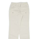LACOSTE Womens Track Pants Beige Straight M W28 L34