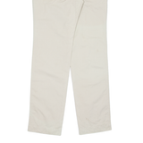 LACOSTE Womens Track Pants Beige Straight M W28 L34