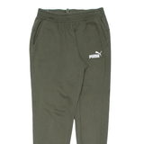PUMA Mens Joggers Green Tapered M W29 L29