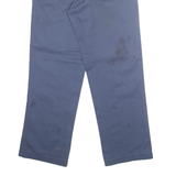 DICKIES Chino Workwear 874 Mens Trousers Blue Regular Straight W32 L30