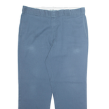 DICKIES Chino Workwear 874 Mens Trousers Blue Regular Straight W38 L30