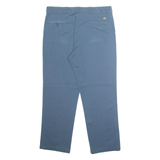 DICKIES Chino Workwear 874 Mens Trousers Blue Regular Straight W38 L30