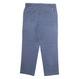 DICKIES Chino Workwear 874 Mens Trousers Blue Regular Straight W38 L32