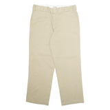 DICKIES Chino Workwear 874 Mens Trousers Beige Regular Straight W36 L30