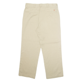 DICKIES Chino Workwear 874 Mens Trousers Beige Regular Straight W36 L30