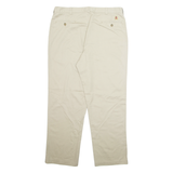 TOMMY HILFIGER Chino Workwear Mens Trousers Beige Regular Straight W38 L30