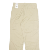 DICKIES Cargo Workwear Mens Trousers Beige Regular Straight W34 L33