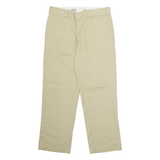 DICKIES Chino Workwear 874 Mens Trousers Beige Regular Straight W32 L28