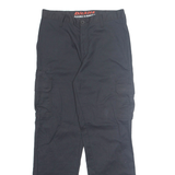 DICKIES Chino Workwear Cargo Mens Trousers Black Regular Straight W30 L32