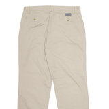 NAUTICA Chino Workwear Mens Trousers Beige Regular Straight W36 L32