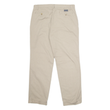 NAUTICA Chino Workwear Mens Trousers Beige Regular Straight W36 L32