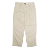 CHAPS Chino Mens Trousers Beige Regular Straight W36 L30