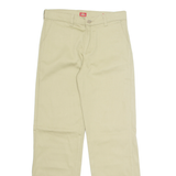 DICKIES Chino Womens Trousers Beige Regular Straight W28 L29