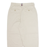 TOMMY HILFIGER Chino Mens Trousers Cream Regular Straight W32 L27
