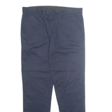 CALVIN KLEIN Chino Mens Trousers Blue Slim Straight W33 L32