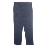 CALVIN KLEIN Chino Mens Trousers Blue Slim Straight W33 L32