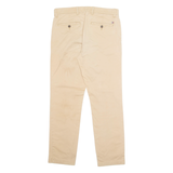 TOMMY HILFIGER Chino Mens Trousers Beige Slim Tapered W30 L30