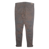 POLO RALPH LAUREN Womens Trousers Brown Regular Skinny W34 L28