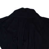 Vintage MAC TAGGART Poncho Womens Overcoat Coat Blue Cashmere 90s M
