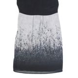 MINT VELVET Womens Day Dress Black Floral Sleeveless Midi UK 10