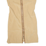 TODAY'S WOMAN Womens Bodycon Dress Beige Sleeveless Short UK 14