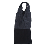 LIU JO Womens Bodycon Dress Black Sleeveless Short M