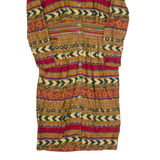 POSITIVE ATTITUDE Womens Pencil Dress Brown 90s Fair Isle Knee Length M