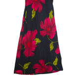 JESSICA HOWARD Womens Day Dress Black Floral Sleeveless Long M
