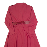 JESSICA LANE Womens A-Line Dress Red Long Sleeve Long M