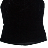 RONNI NICOLE BY OUIDA Womens Fit & Flare Dress Black Velvet Long Sleeve Short L