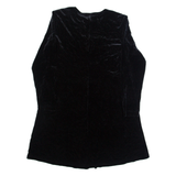 RONNI NICOLE BY OUIDA Womens Fit & Flare Dress Black Velvet Long Sleeve Short L