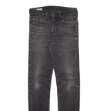 LEVI'S 510 BIG E Jeans Mens Grey Slim Skinny Stone Wash W27 L29