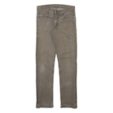 LEVI'S 511 Jeans Mens Grey Slim Straight Stone Wash W28 L29