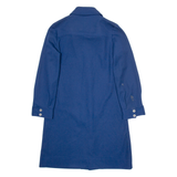 THE VILLAGER Womens Jacket Dress Blue Long Sleeve Knee Length UK 12