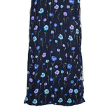 R&K Womens Shift Dress Blue Floral Sleeveless Midi UK 12