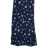 R&K Womens Shift Dress Blue Floral Sleeveless Midi UK 12