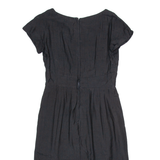 LESLIE FAY Womens Pencil Dress Black Short Sleeve Knee Length M