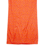 Womens Shift Dress Red Floral Short Sleeve Midi M