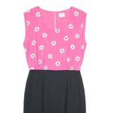 AKRIS Womens Pencil Dress Pink Floral Sleeveless Knee Length S