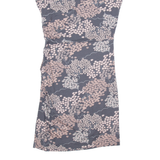 PHASE EIGHT Womens A-Line Dress Grey Floral Short Sleeve Knee Length UK 10
