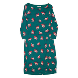 BODEN Womens Day Dress Green Viscose Floral Knee Length UK 16